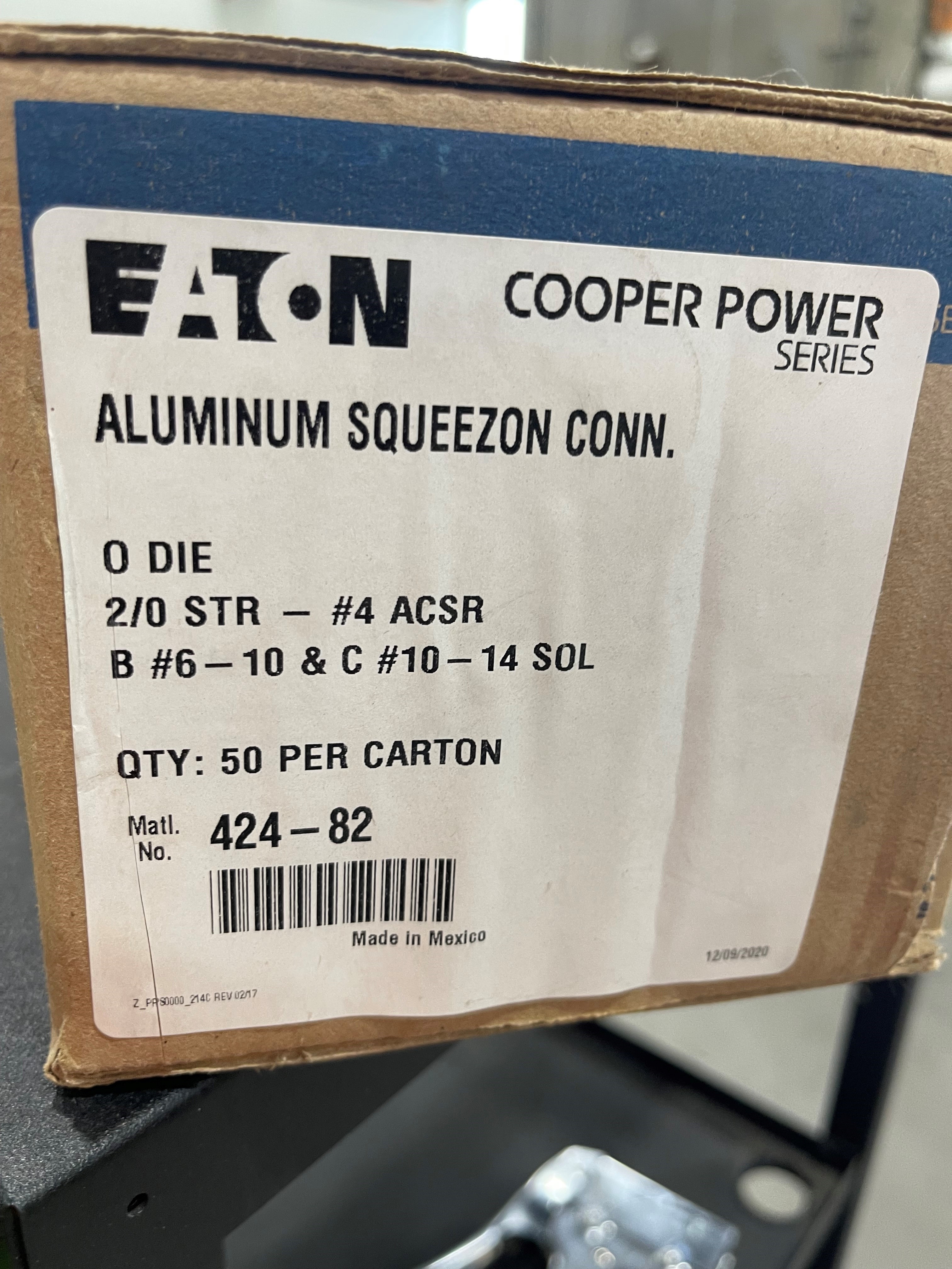 CONNECTOR, COMP H-TAP 2/0NO.1 NO.8-14